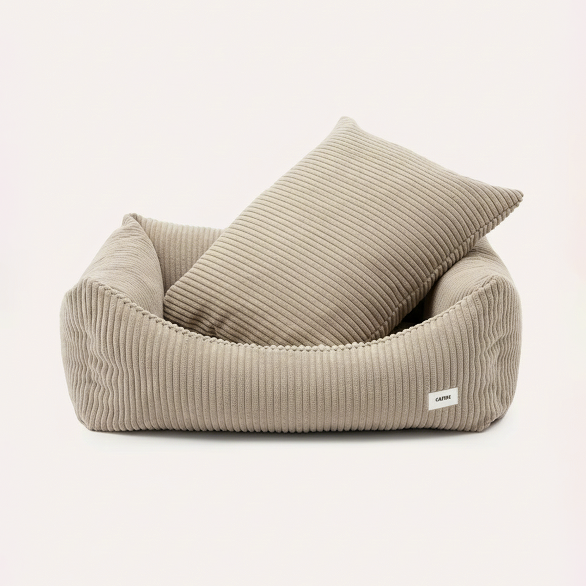 CAFIDE Snozy-peti, beige vakosametti Koiran peti