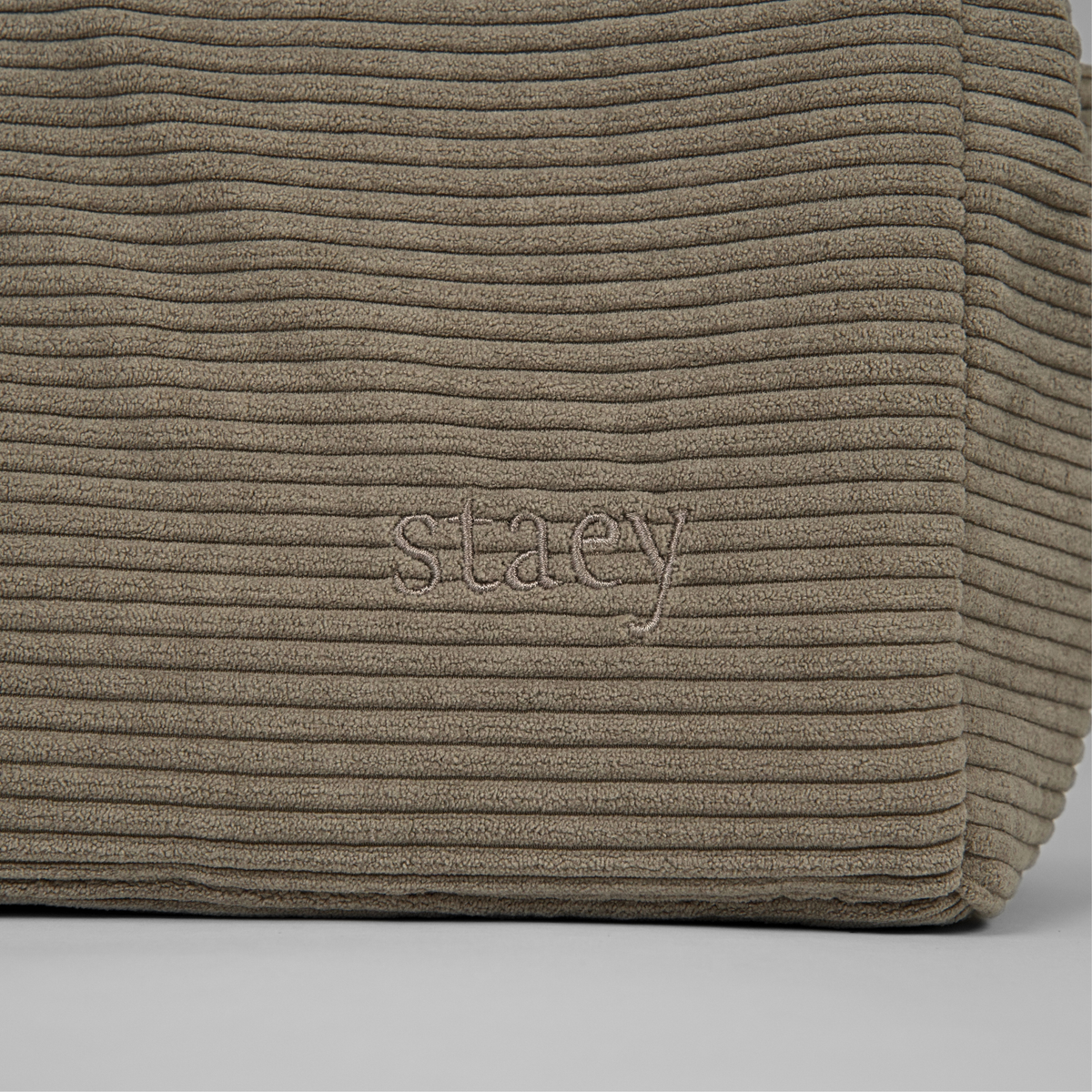 Vilda Carrier Bag | Taupe Corduroy by Staey