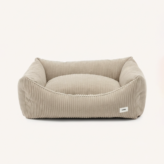CAFIDE Snozy-peti, beige vakosametti Koiran peti
