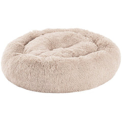 Fluffy calming bed, beige