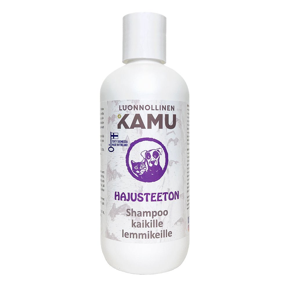 Luonnollinen Kamu Hajusteeton shampoo lemmikille, 350 ml