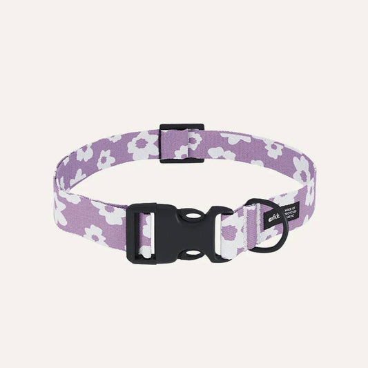 CAFIDE Juno - kierrätetty PET kaulapanta, violetti kukka
