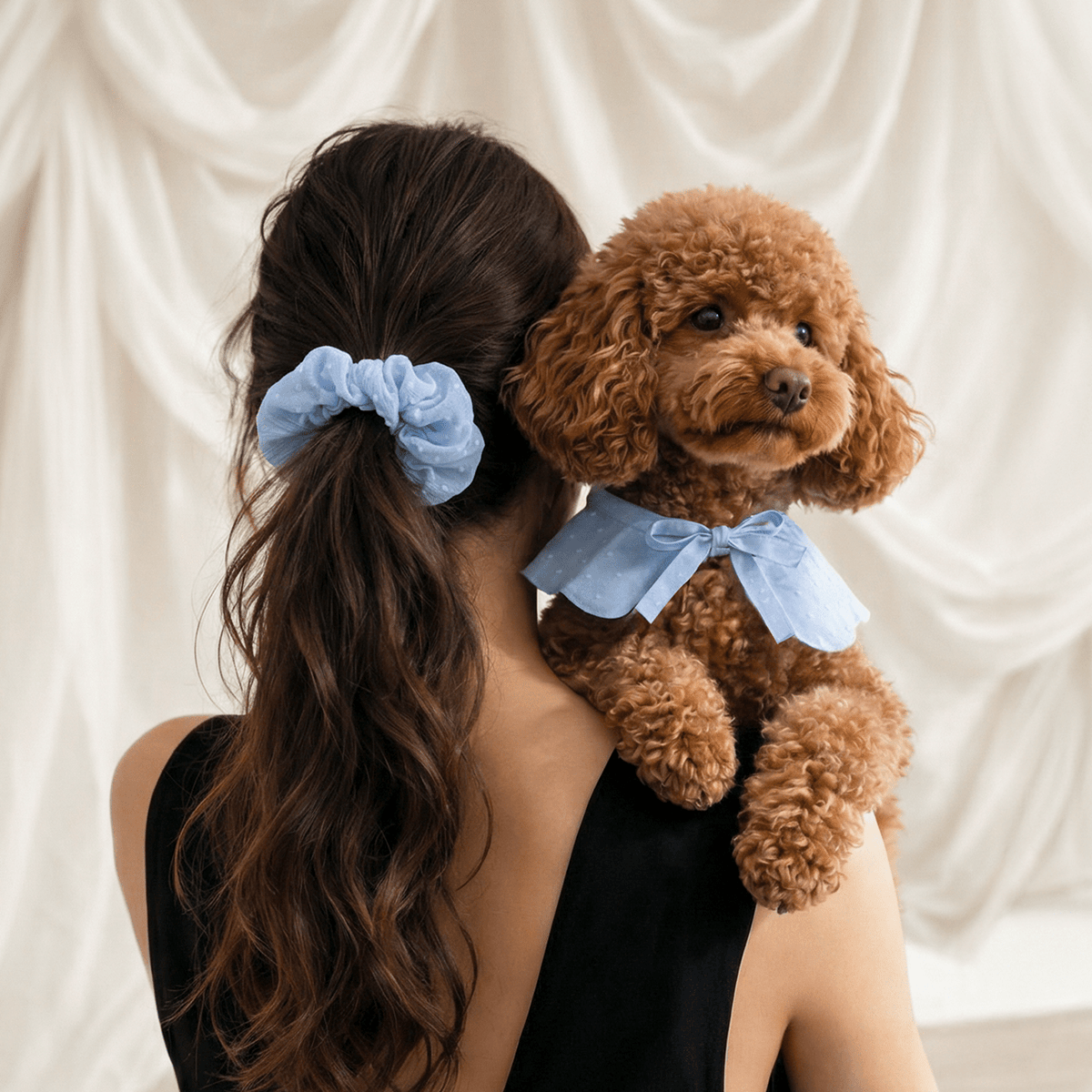 CAFIDE Noa - scrunchie, vaaleansininen