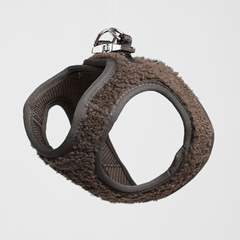 Step-in dog harness, teddy espresso